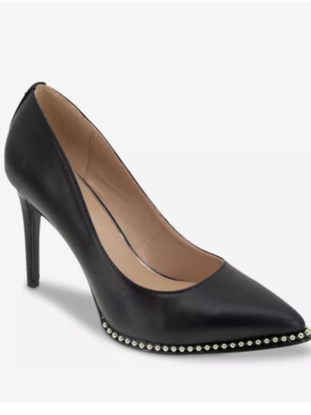 BCBGeneration Hawti Pump Black Stud-Trim Pointed Toe High Heel Pump,Sz.36!NEW